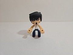 Bruce Lee Temple Of Kung Fu Figure ONLY with White Shirt Blue Pants 3″ Tall