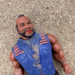 VTG 1983 John Blackstar + Mr. T B.A. Baracus A Team 6” Action Figures Galoob (2)