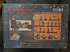The Ultimate Soldier Toys German 1/6 Scale Motorcycle with Sidecar Sealed NIB