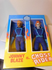 Mego 8″ Action Figure Custom Marvel Comics Johnny Blaze Ghost Rider 2Pack Boxed