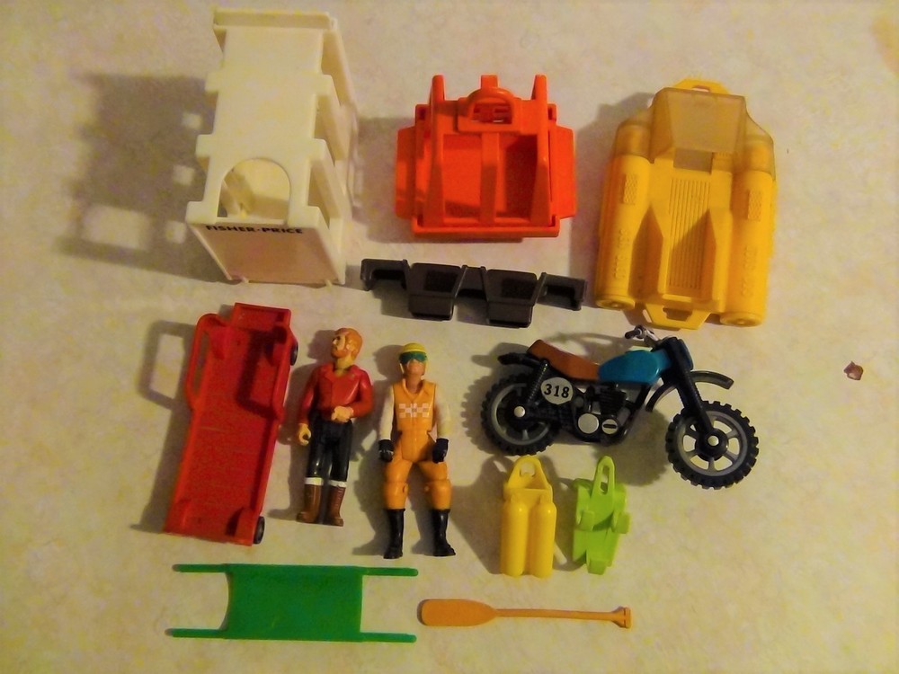 Adventure People & Fisher Price Action Figure Playset Accessories Mixed Lot