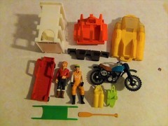 Adventure People & Fisher Price Action Figure Playset Accessories Mixed Lot