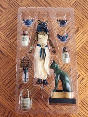 Four Horsemen 2024 Figura Obscura Gods of Ancient Egypt Anubis & Bastet