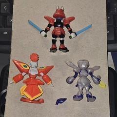 Medabots Action Figure Lot 11 Hasbro Takara Tomy 2.5” Mini Figures With Cards