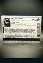 GIJOE CLASSIFIED SERIES Custom “Desert Ops SNAKE EYES” COLLECTORS BOX SET