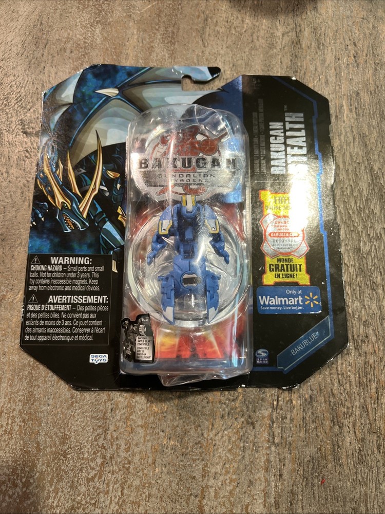 BAKUGAN Stealth Gundalian Invaders Aquos CONTESTIR Bakublue Walmart Exclusive