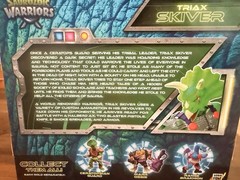 Saurozoic Warriors Triax Skiver action figure Green dinosaur New