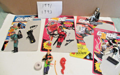 G.I. Joe figures: Lot of 5 , 4 from 1991, other 1993