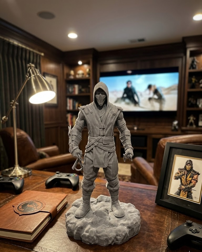 Scorpion Model Figure 8″ DIY Paint Craft Project Collector Paint Handmade Gray