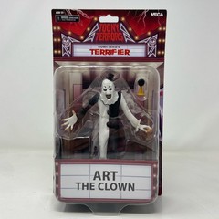 NECA Toony Terrors Terrifier Art the Clown Figure, 6in Black/White