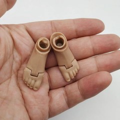 1/6 Scale Male Solider Feet Model for 12in Action Figure Accessory Toys 1Pair