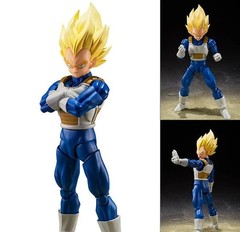 S.H.Figuarts Super Saiyan Vegeta Dangerous Pride Dragon Ball Z Bandai SHF