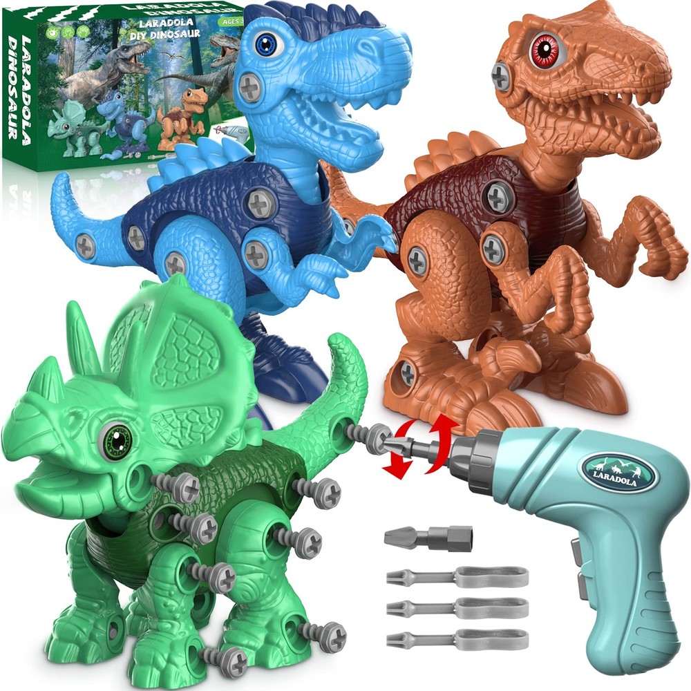 Laradola Dinosaur Toys for 3 4 5 6 7 8 Year Old Boys, Take Apart Dinosaur Toy