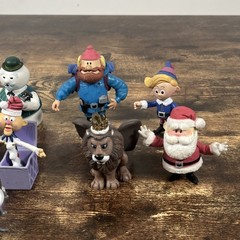 Lot of 17 Rudolph the Red Nosed Reindeer Island of Misfit Toys Figures
