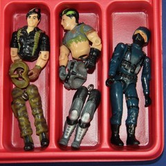 Early 1980s G.I. Joe ARAH Estate Collection Lot in Box – 15 Figures, Accessories