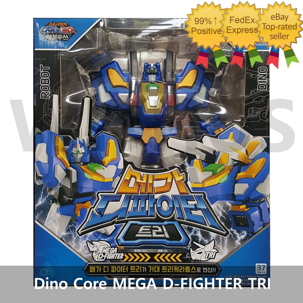 Dino Core 4 EVOLUTION MEGA D-FIGHTER TRI Transformer Robot Triceratops Dinosaur