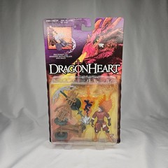 1995 DragonHeart Felton Spinning Battle Blade & Mace Kenner MOC Sealed VTG
