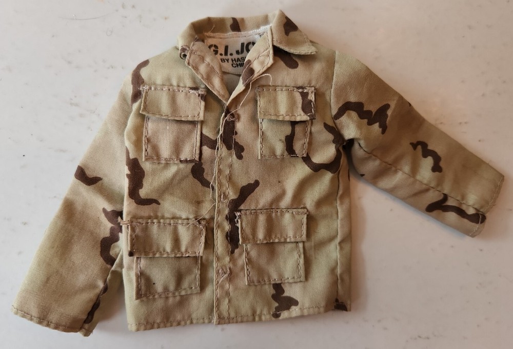 Vintage 12″ GI Joe Camouflage Camo Shirt Tagged 1960s – 1970s