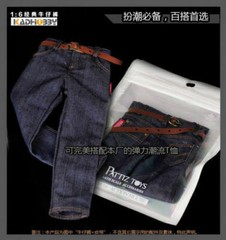 USA 1/6 Men’s Jeans Pants Cloth Model Classic Denim Fit 12in Action Figure Body