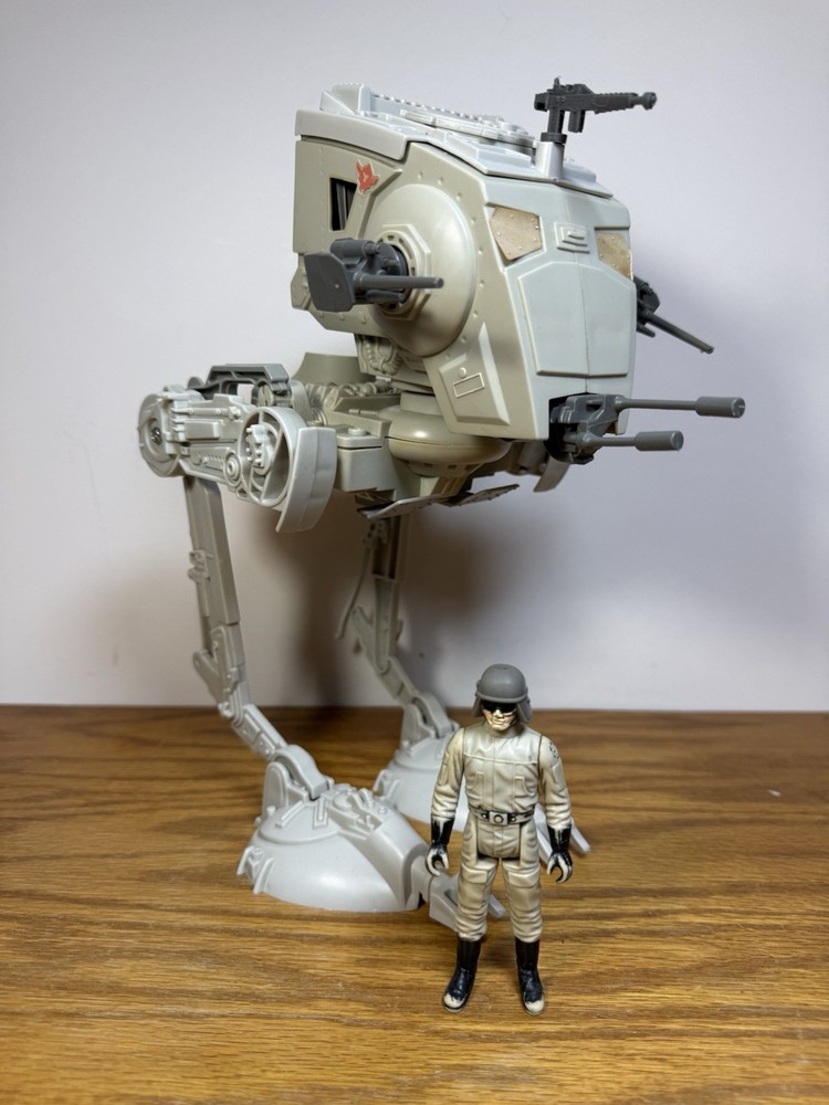 Vintage Star Wars Scout Walker AT-ST (1982) Kenner READ!