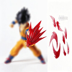 Action Effect For Tamashii SHF Figma 1/12 Action Figure Effect Details Up Part