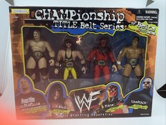 WWF Championship Title Belt Series 4-Pack Action Figures Set NIB
