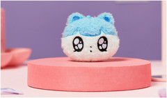Kakao Friends Golgolz Collaborate Stuffed Plush Doll Keyring Make-up Pouch Bag