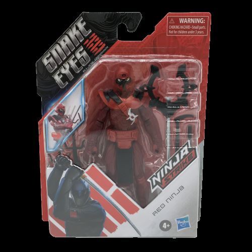 G.I. Joe Snake Eyes The Movie 6 Inch Red Ninja Ninja Strike Action Figure NEW