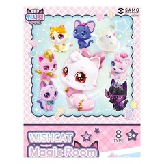 Wish Cat Magic Card Magic Rum Series Random 1pcs Trading Collectible Korean Cute