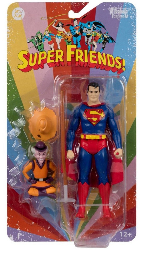 McFarlane Toys DC Retro Super Friends Farmer Superman Mr. Mxyzptlk 6” Action Fig