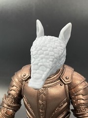 Mythic Legions Cosmic Legions Armadillo Head Unpainted