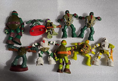 2000’s / 2010’s TMNT Teenage Mutant Ninja Turtles Lot 10 Figures