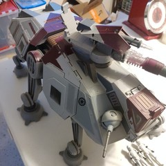 Star Wars Clone Wars AT-TE All Terrain Tactical Enforcer 2008