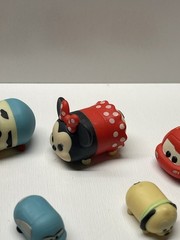 Lot 7 Disney Tsum Tsum Light McQueen/Tow Mater Medium + Minnie Mouse & Toy Story