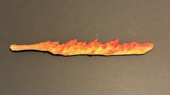 Balrog custom made sword painted almost 12 inches long (for Neca)