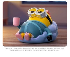 POP MART x Minions Lazy Every Day Series Confirmed Figure Sealed Bag in Open Box
