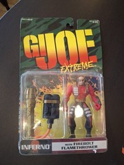 GI Joe Extreme 1995 Kenner Inferno Freight Sgt Savage Ballistic G.I. Joe Set 4