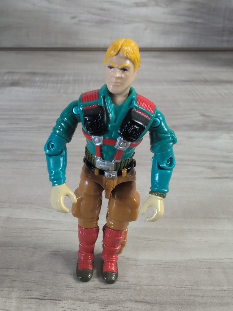 Vintage 1989 Hasbro GI Joe Downtown v1 3.75″ Action Figure Cobra ARAH Incomplete