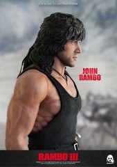 1/6 Scale Action Figure Display Stand Rambo III First Blood Customize