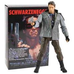 NECA The Terminator T-800 T-1000 Endoskeleton 18cm PVC Action Figure Collectible