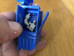 VINTAGE 1984 MARCHON MYSTERIANS SECRET FORCE EXPLORER SCOUT ROBOT PLASTIC TOY