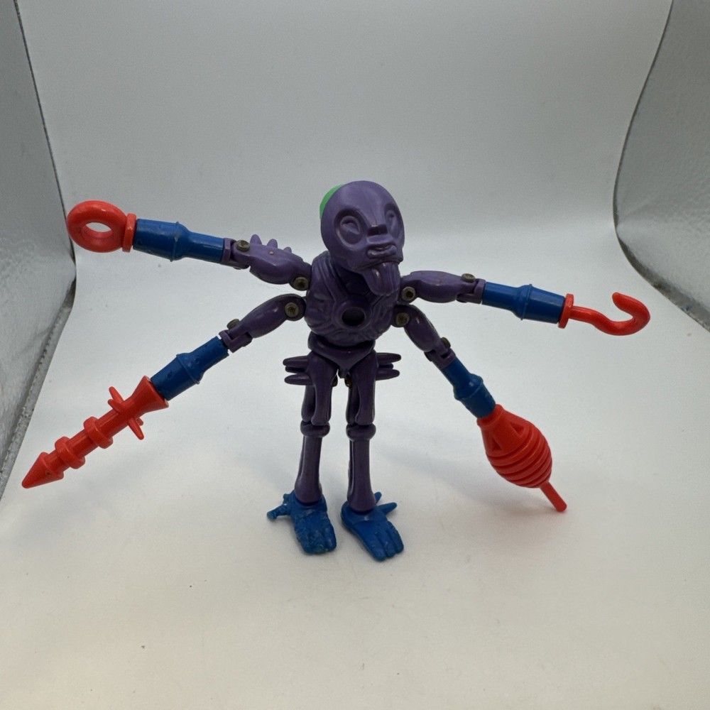 Vintage Mego Micronauts Antron, Rarer Dark Green Brain, Complete