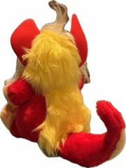Glasslite Brazil Vintage 1986 THUNDERCATS Snarf Stuffed Plush Rare