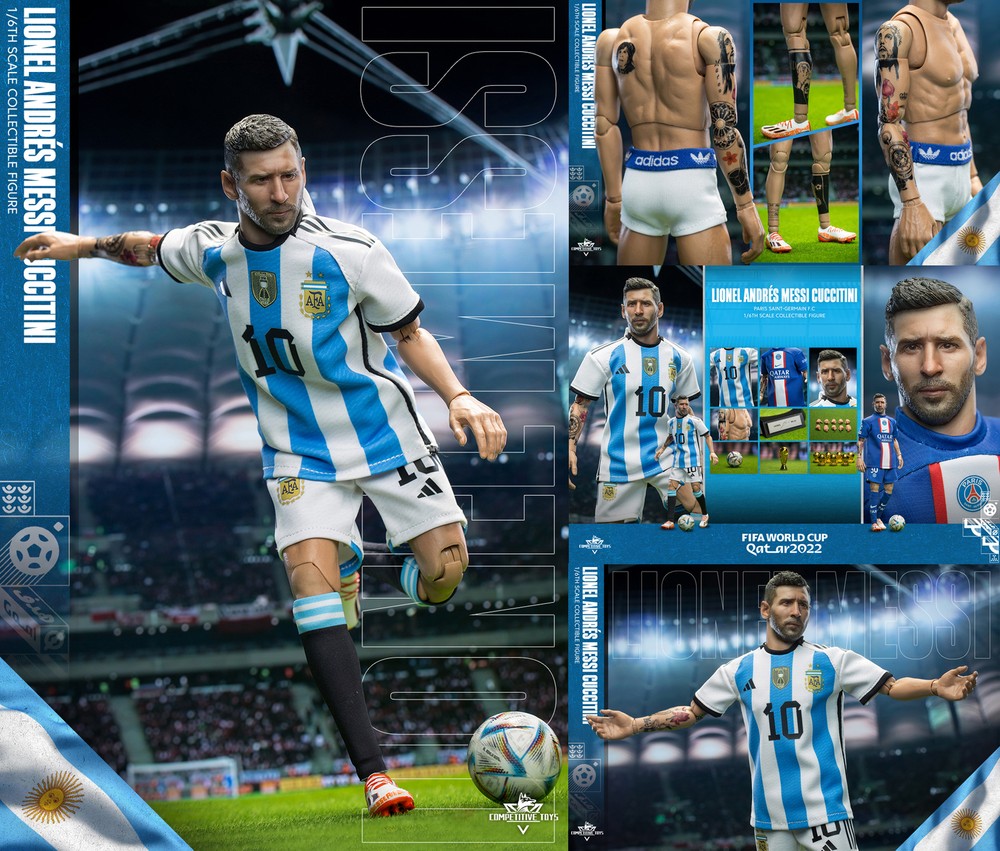 Com001 1/6 World Cup Edition Soccer Competitive Action Figure In Stock