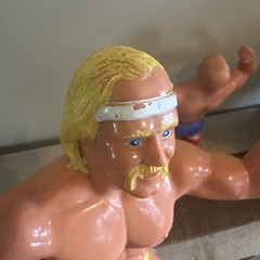 Two 1984 WWF WWE TITAN Wrestling Figures Vintage 80s Toys