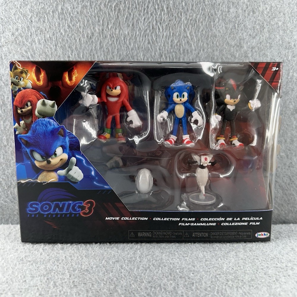 Sonic The Hedgehog 3 Movie Knuckles Shadow 2.5″ Mini Figure Collection Toy Set