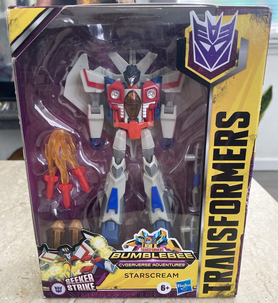TRANSFORMERS Bumblebee Cyberverse Adventures STARSCREAM – New In Box –