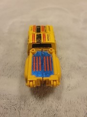 Vintage 1980s MC Toys Dynabot Motobot Yellow Race Truck 4×4 Transformer