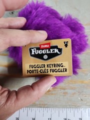 Fuggler Keyring Plush Keychain Series 6 Annoyed Alien 3 Eyed Purple People Eatr