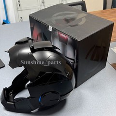 Iron Man Autoking Full Black MK5 Helmet Electronic Voice Activated Cosplay Mask